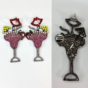 Elizabeth Cole margarita Swarovski Crystal earrings